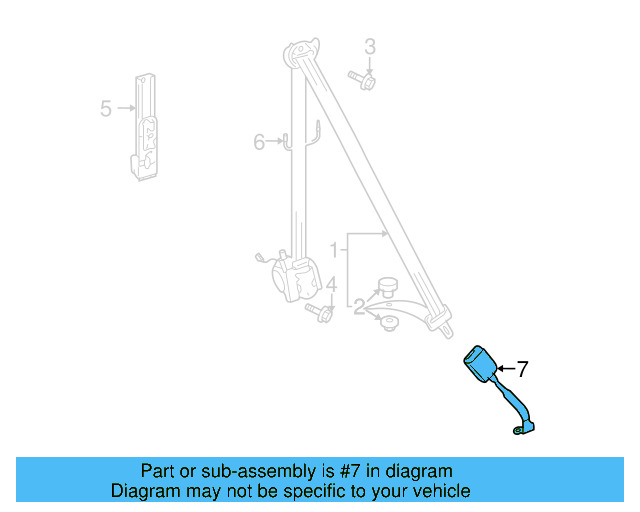 Buckle End 5C6-857-755-YLZ - View 2