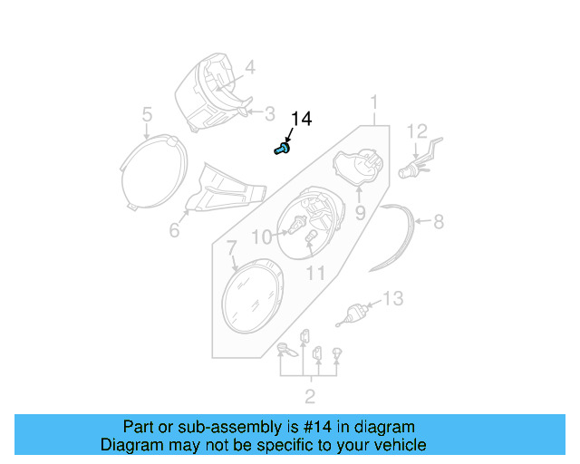 Adjust Motor Bolt 1C0-941-141 - View 25