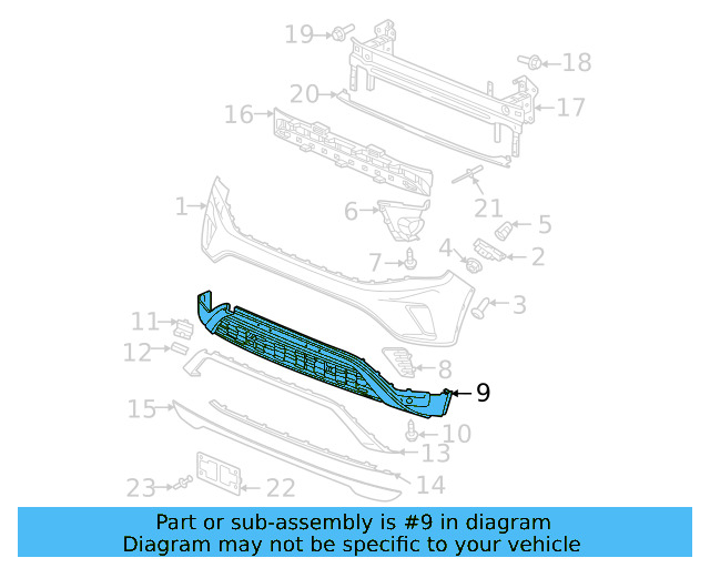 Lower Cover 3CM-805-903-9B9 - View 6