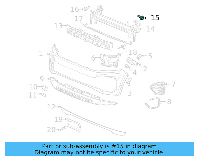 Impact Bar Bolt N-911-964-02 - View 64