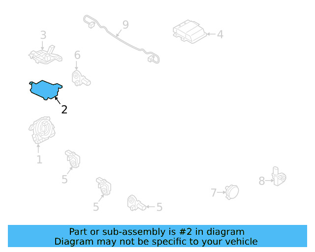 Occupant Sensor 4M0-959-339-B-047 - View 5