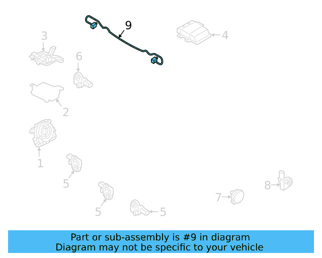 Occupant Sensor 4M0-959-339-B-047 - View 4