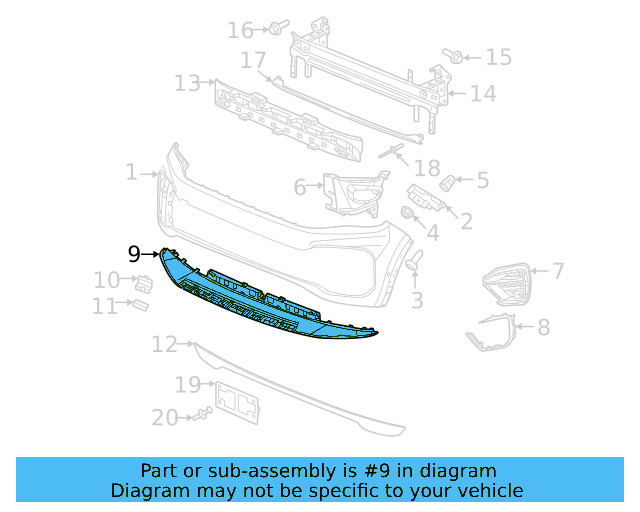 Cover (Unpainted) 3cn807221dgru - View 5