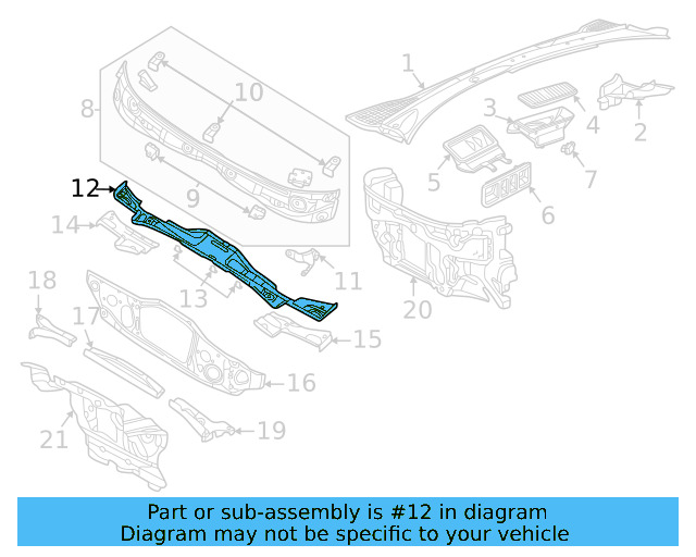 Upper Panel 1EA-805-265-A - View 2