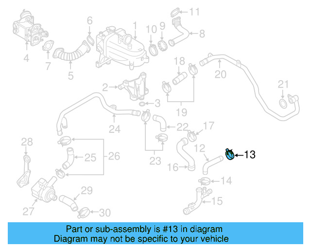 Control & Sensor Clamp 4B0-422-379 - View 9