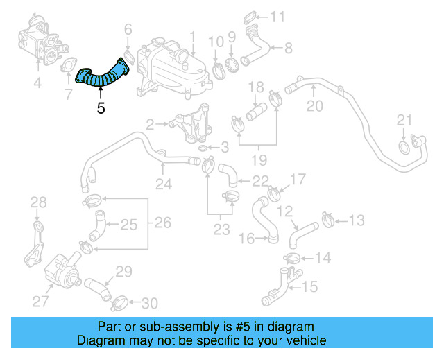 Connector Pipe 059-131-534-J - View 6
