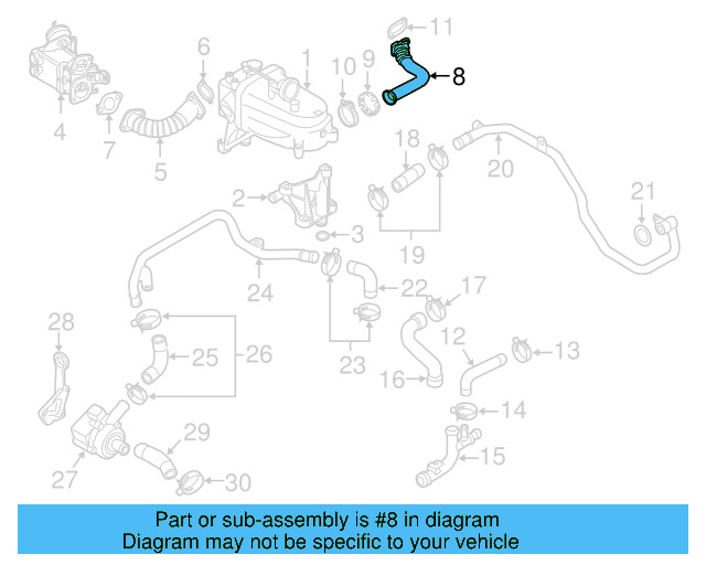 Connector Pipe 059-131-534-J - View 9