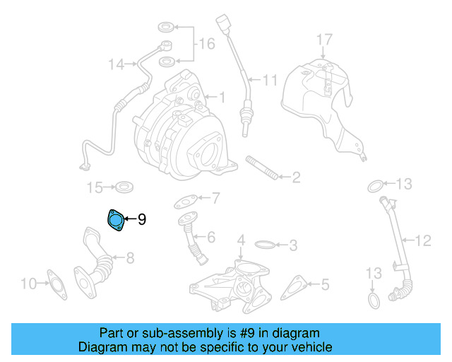 Connector Pipe Gasket 059-131-358-B - View 33