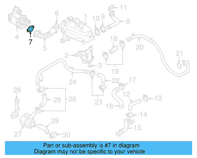 Connector Gasket 059-131-797-H - View 10