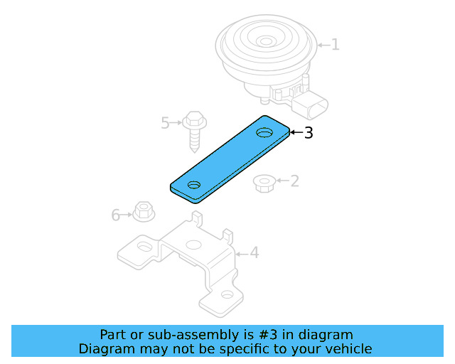 Bracket 3G8-951-217 - View 5