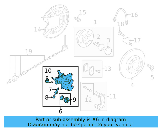 Disc Brake Caliper 5QM-615-423-A - View 18