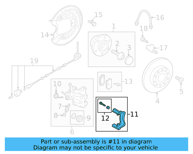 Caliper Mount 5QM-615-426-A - View 15