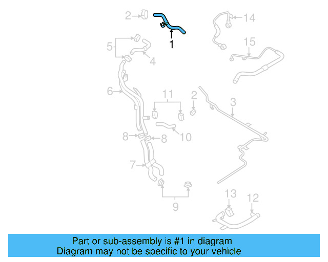 Overflow Hose 1K0-122-447-FT - View 16