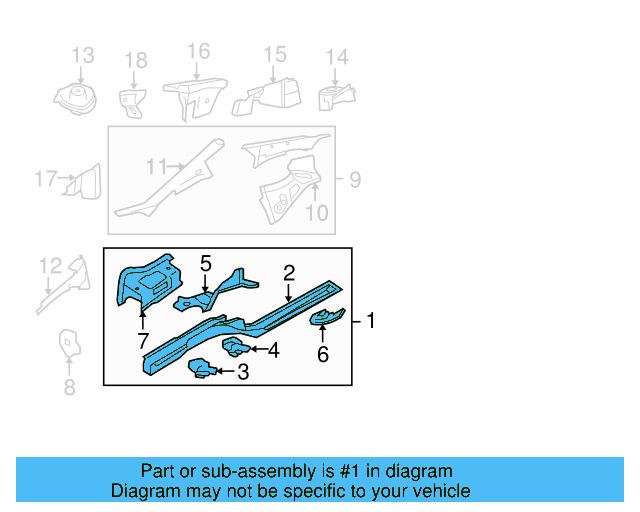 Apron Assembly 8L0-809-102-C - View 8