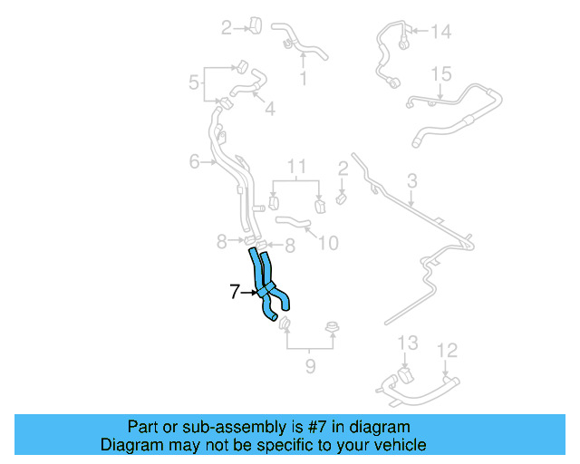 Engine Coolant Hose 3C0-122-063-M - View 35