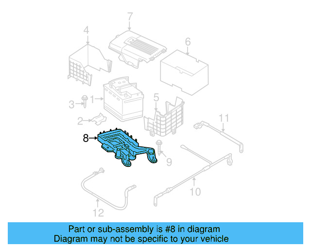 Battery Tray 1JM-915-333-C - View 14