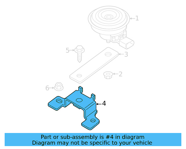Bracket 3G8-951-217 - View 6