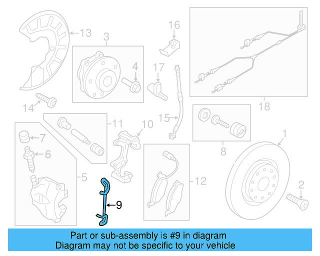 Caliper Mount 3C0-615-125-A - View 26
