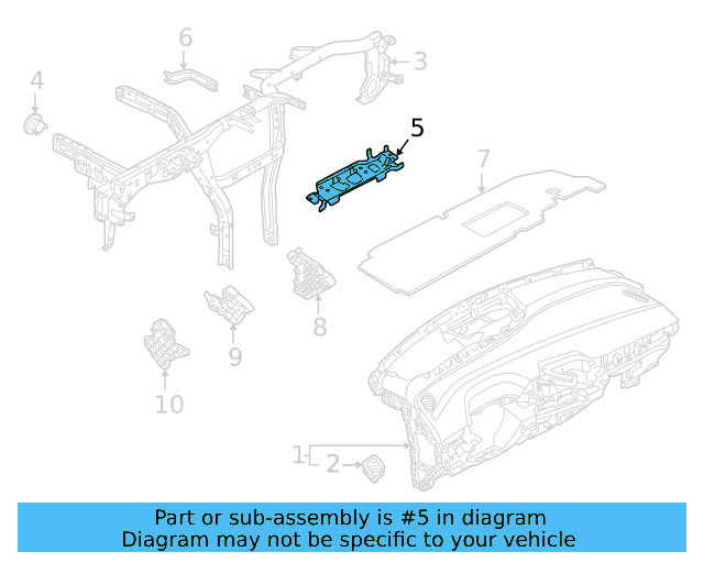 Cross Bar 11K857296 - View 3