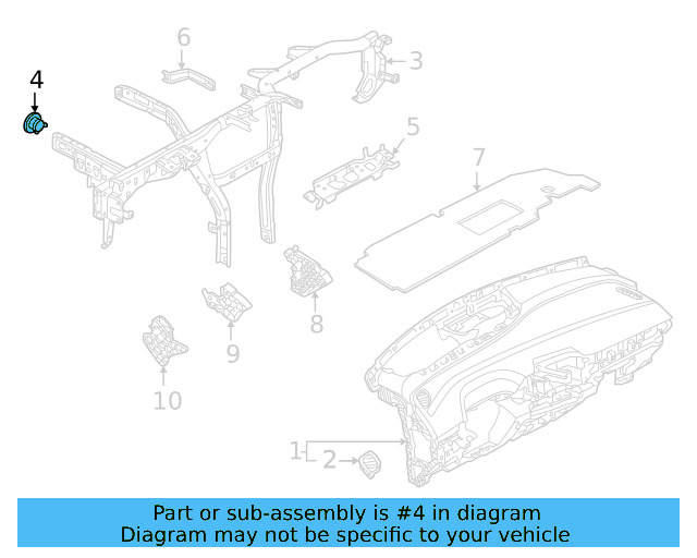 Support Bushing 6R0-857-049 - View 12
