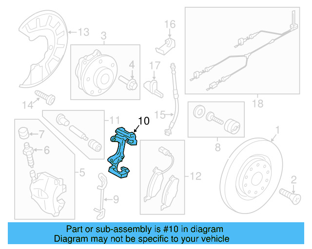 Disc Brake Caliper Pin Boot Kit 8V0-698-647 - View 26