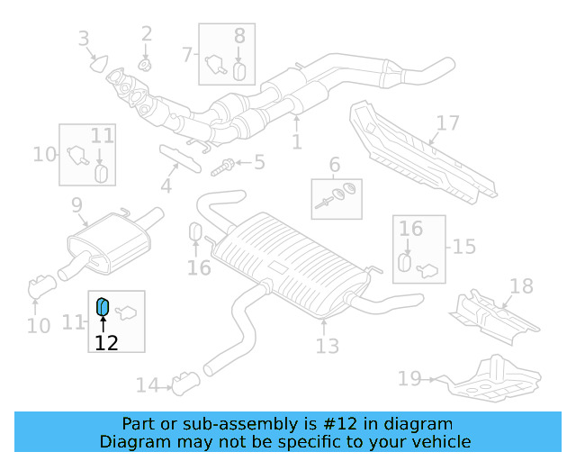 Front Hanger Retainer Ring 1K0-253-147-F - View 56