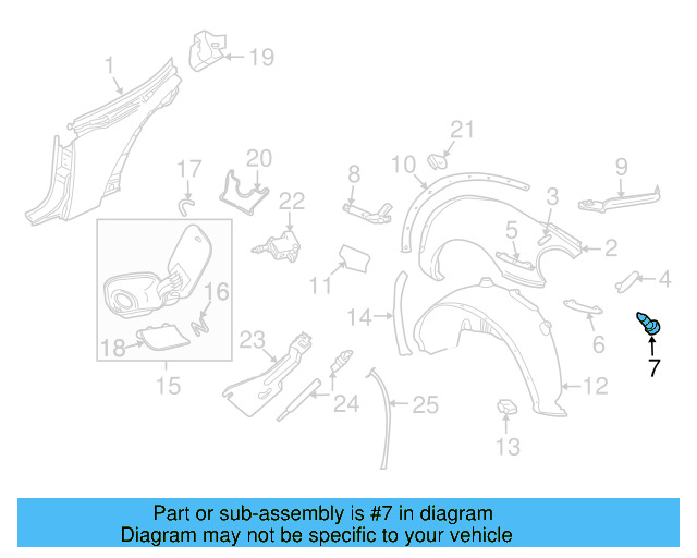 Fender Screw WHT-000-032 - View 6