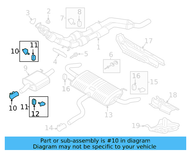 Muffler Clamp 5Q0-253-141 - View 10