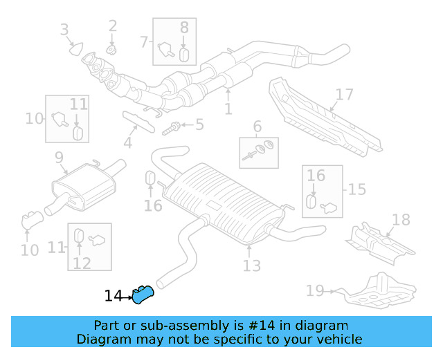Muffler Clamp 5Q0-253-141 - View 7