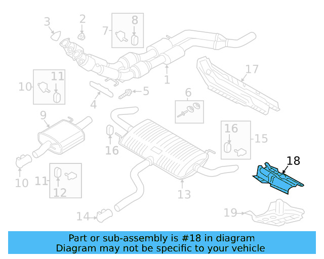 Heat Shield 3QF-825-613-C - View 2
