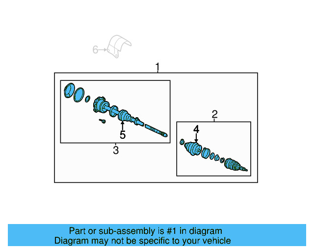 Axle Assembly 1J0-407-271-PL