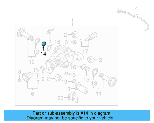 Stub Shaft Ring 0AB-525-375