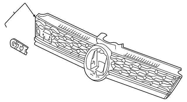 Grille 5G0-853-651-CK-CEE