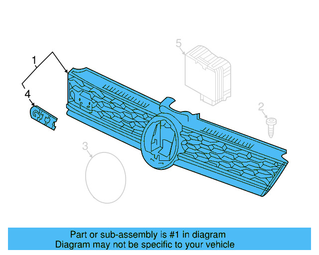Grille 5G0-853-651-CK-CEE - View 3