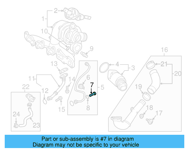 Oil Feed Tube Bolt N-021-071-9 - View 5