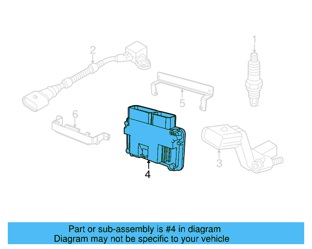 Crankshaft Position Sensor 03C-906-433-E - View 23