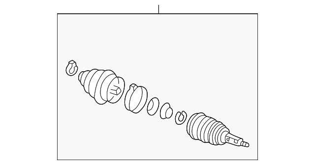 Inner Joint Assembly 1K0-498-103 - View 8