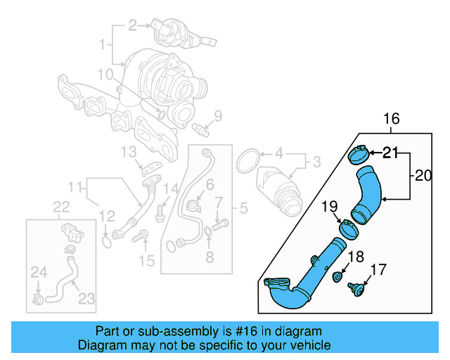 Air Pipe Bolt Assembly 3C0-145-830 - View 113