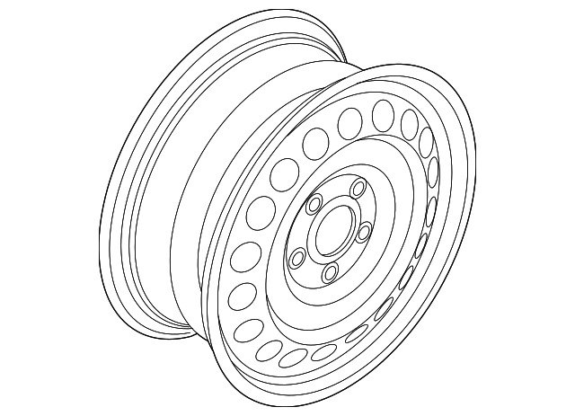 Wheel, Alloy 5G0-601-025-BB-8Z8 - View 9