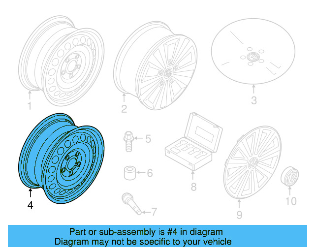 Spare Wheel 5Q0-601-027-S-03C - View 18