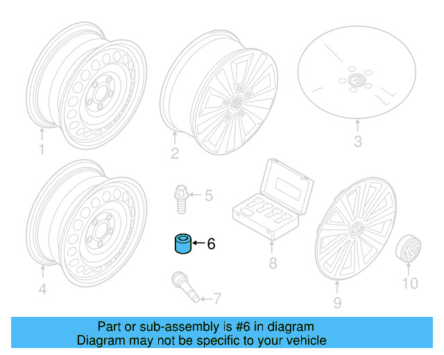 Valve Stem 1K0-601-361-B - View 46