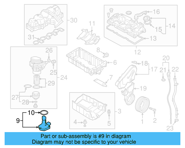 Oil Level Sensor 06E-907-660-C - View 7