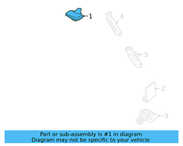 Antenna 5Q0-035-507-AE-5FQ - View 4