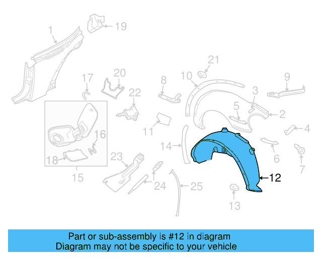 Fender Liner 1C0-810-971-E - View 5