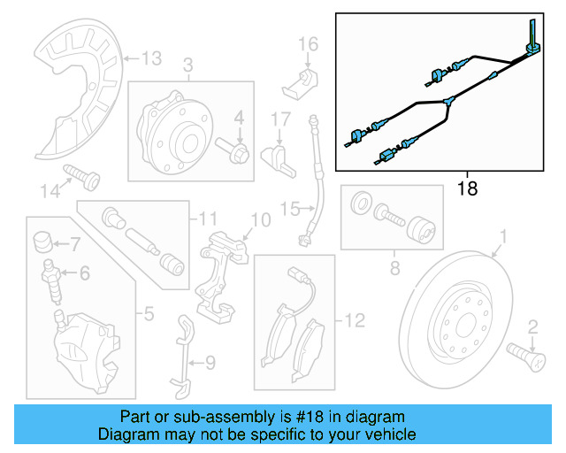 ABS Sensor Wire 3C0-927-903-L - View 20
