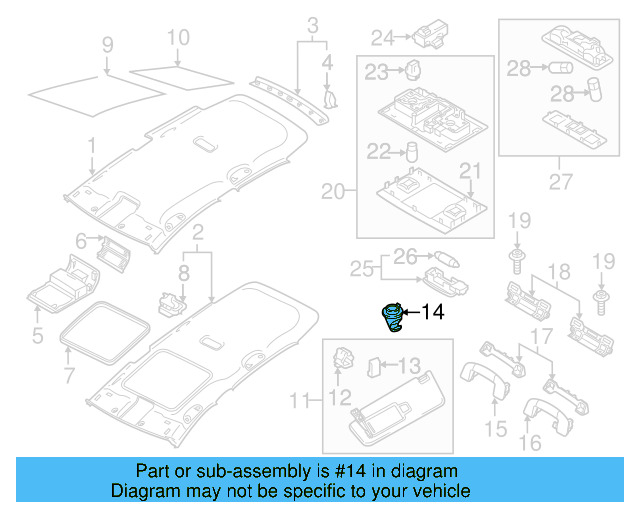 Sun 5G0-857-561-B-Y20 - View 11
