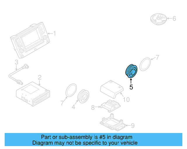 Speaker 5G0-035-453-G - View 11