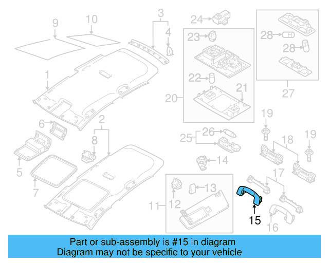 Grip Handle 5G9-857-643-C-82V - View 6
