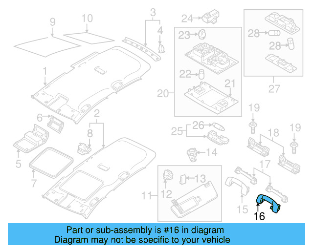 Grip Handle 5G9-857-643-C-82V - View 9