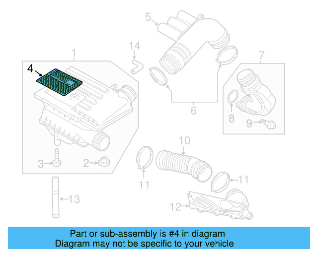 Air Filter 04E-129-620 - View 8